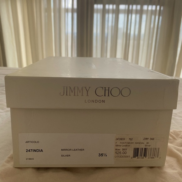 Jimmy Choo heeled sued sandals. - Picture 9 of 9